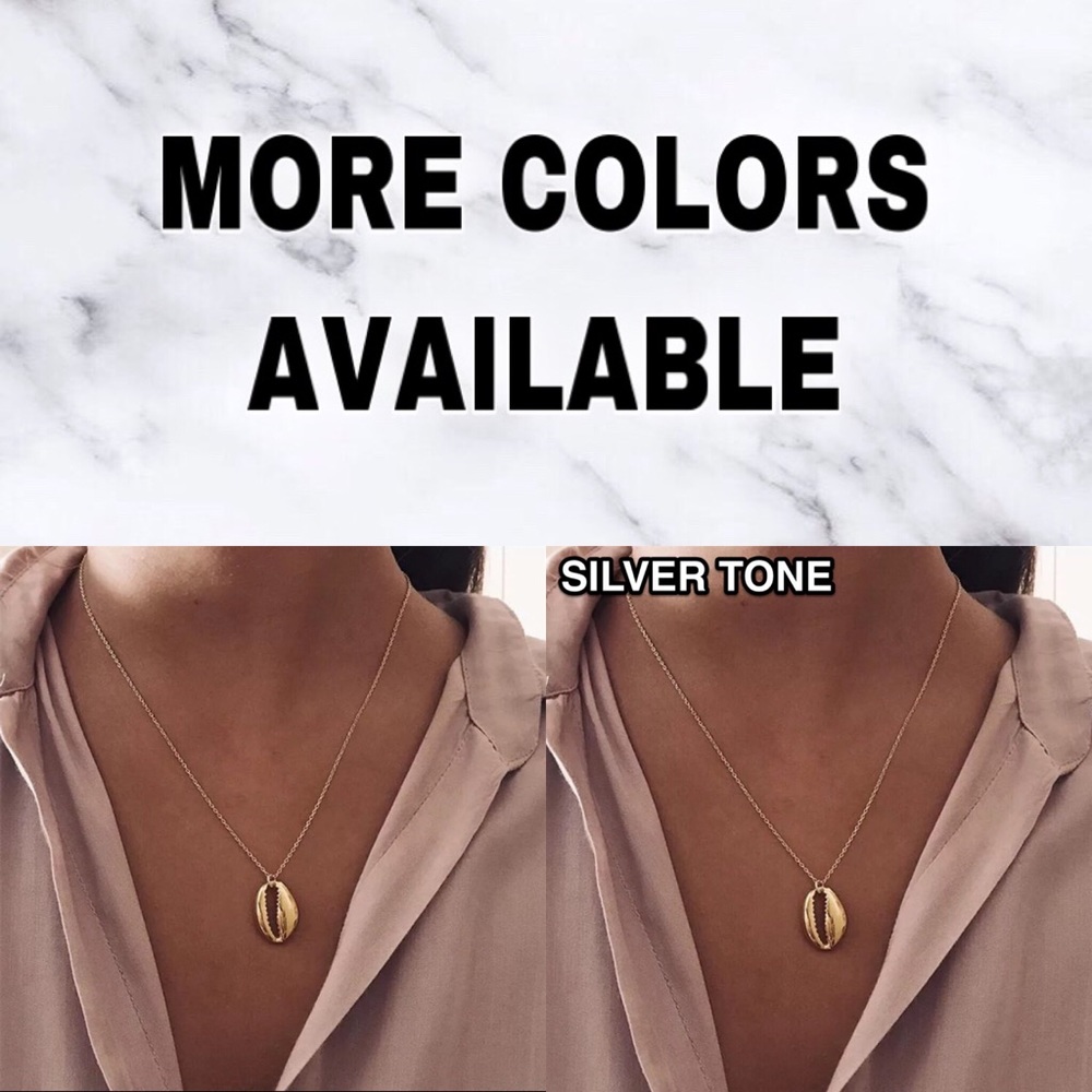 🔴𝟱/$𝟭𝟱🔴𝗖𝗟𝗘𝗔𝗥𝗔𝗡𝗖𝗘 Seashell Choker NEW - Picture 9 of 11